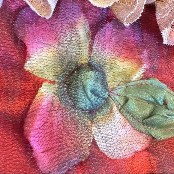 Handmade Velvet Bohemian Gypsy Crossbody Purse Feminine Girly Coquette Bag - Picture 15 of 16